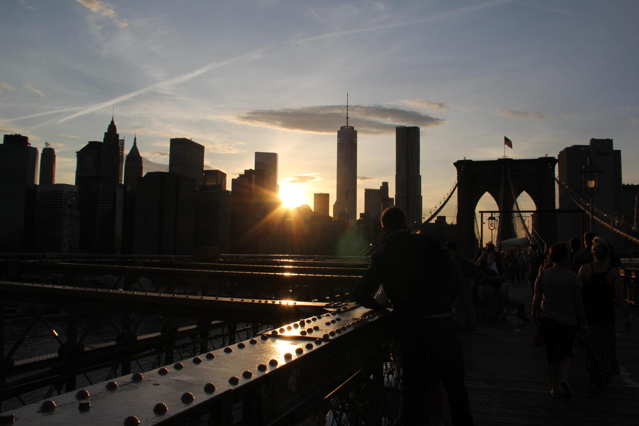 Skyline Brooklyn Bridge